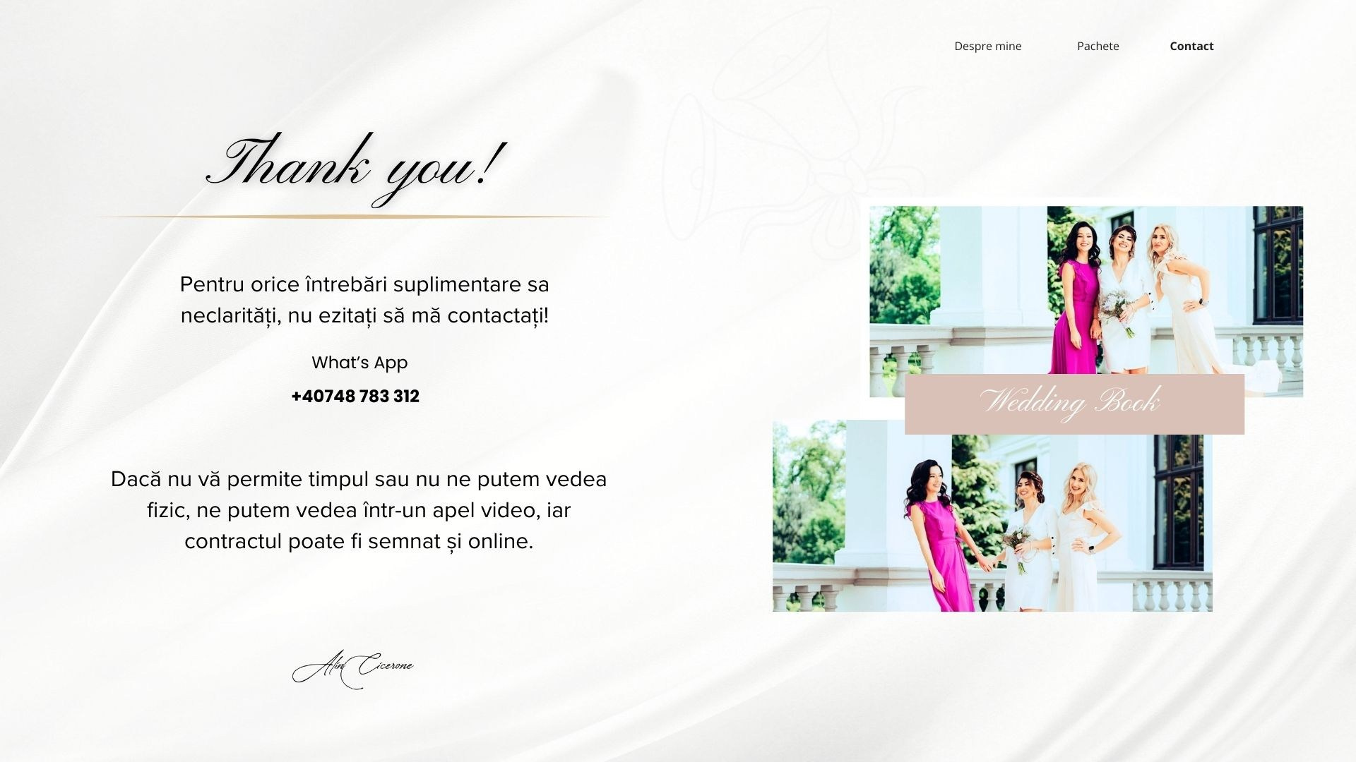 Nunti & Evenimente. Alin Cicerone | Fotograf FineART Suceava