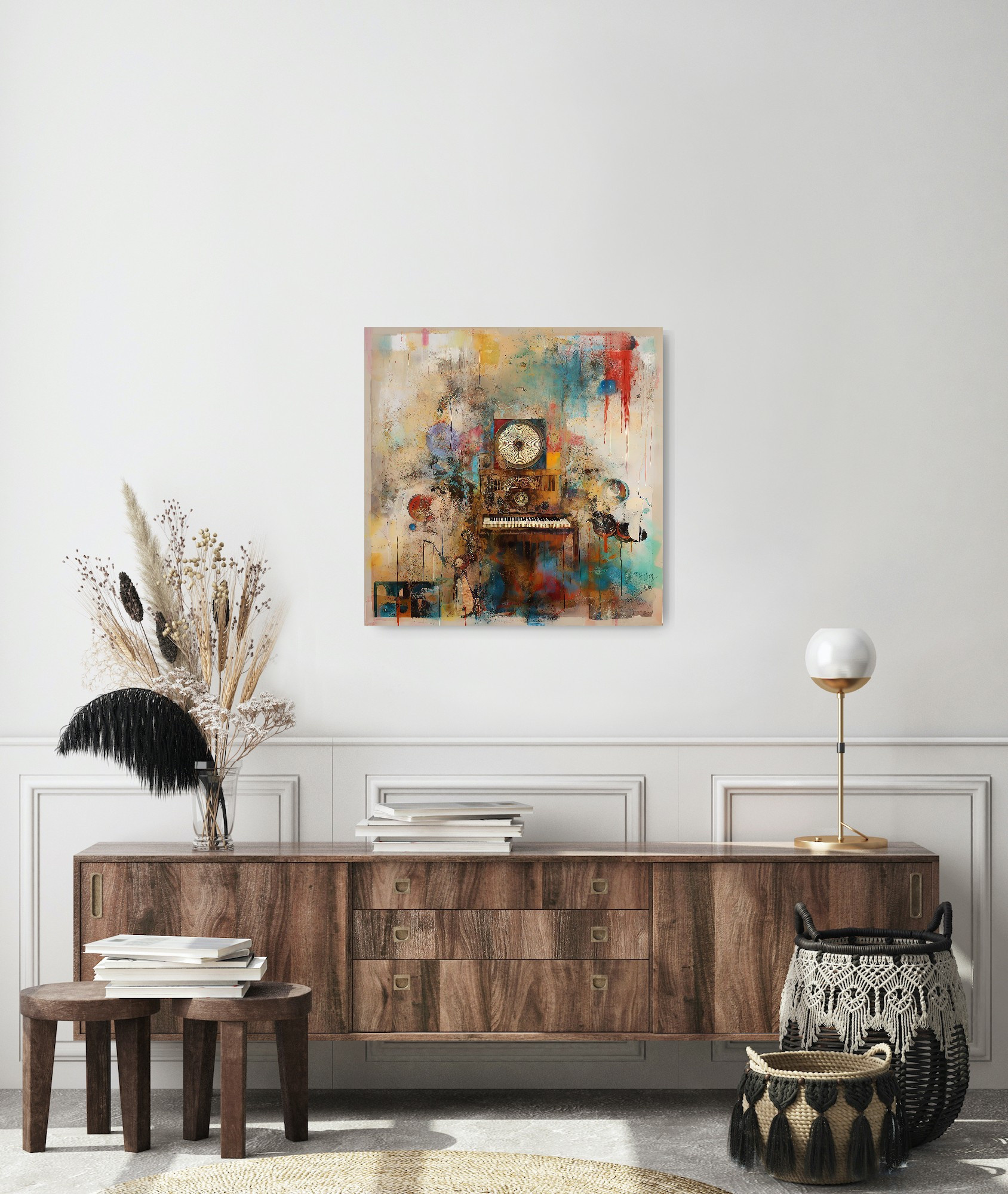 Abstract collection Music of the soul artwork #19. Lolly Shine. Contemporary digital artist