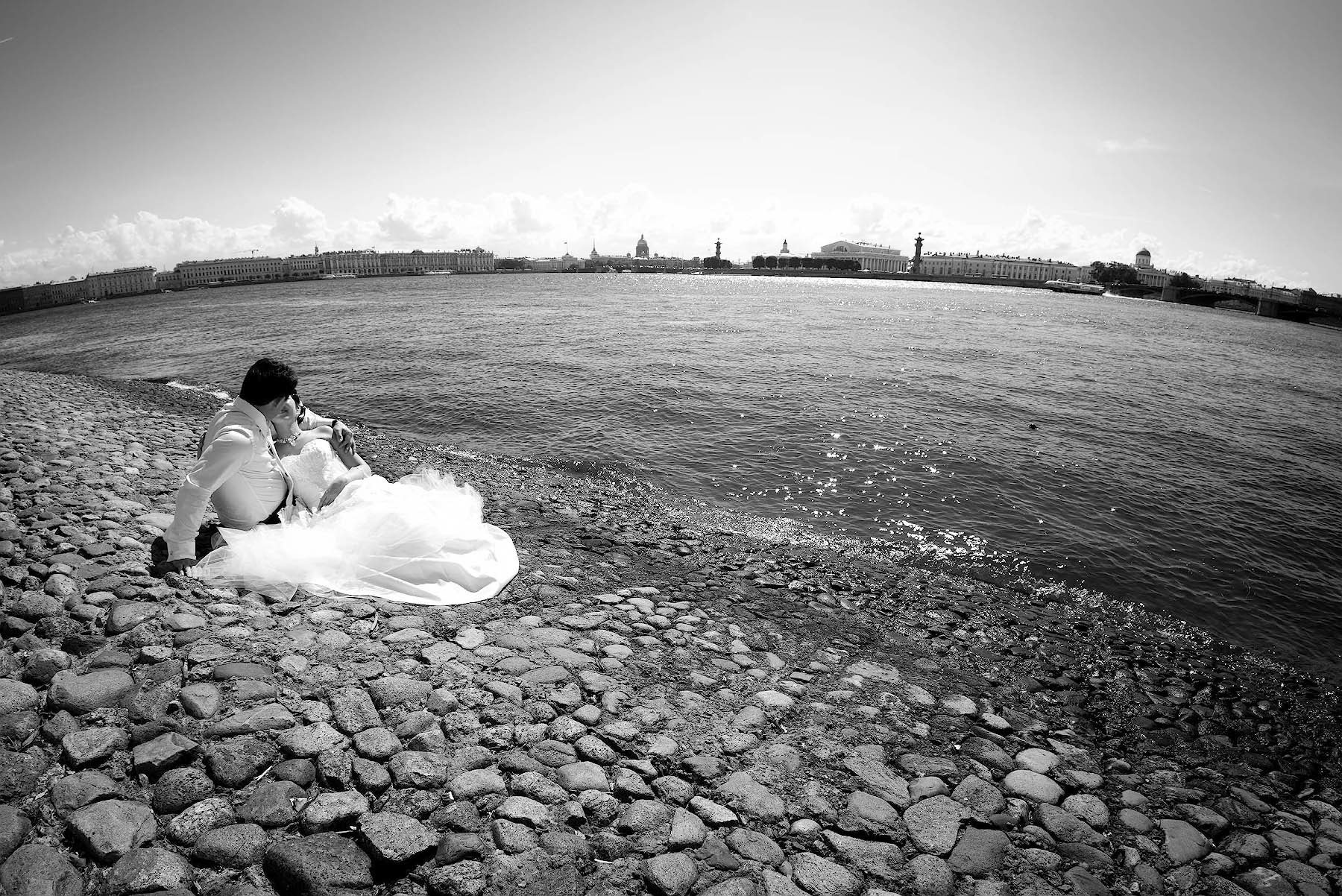 Bröllopsfoto, foto, flygfoto i Stockholm