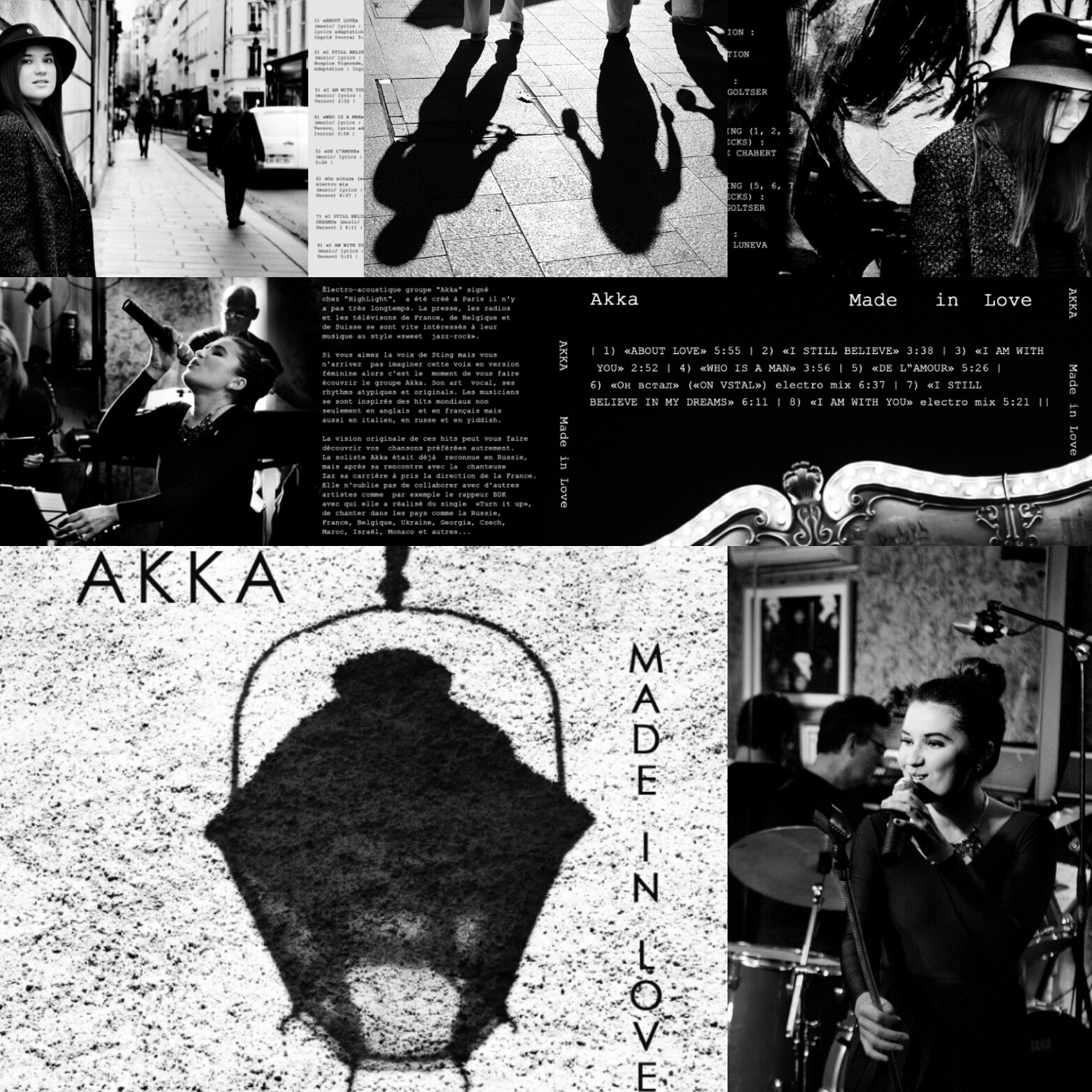 compilation de la pochette de l'album Made In Love