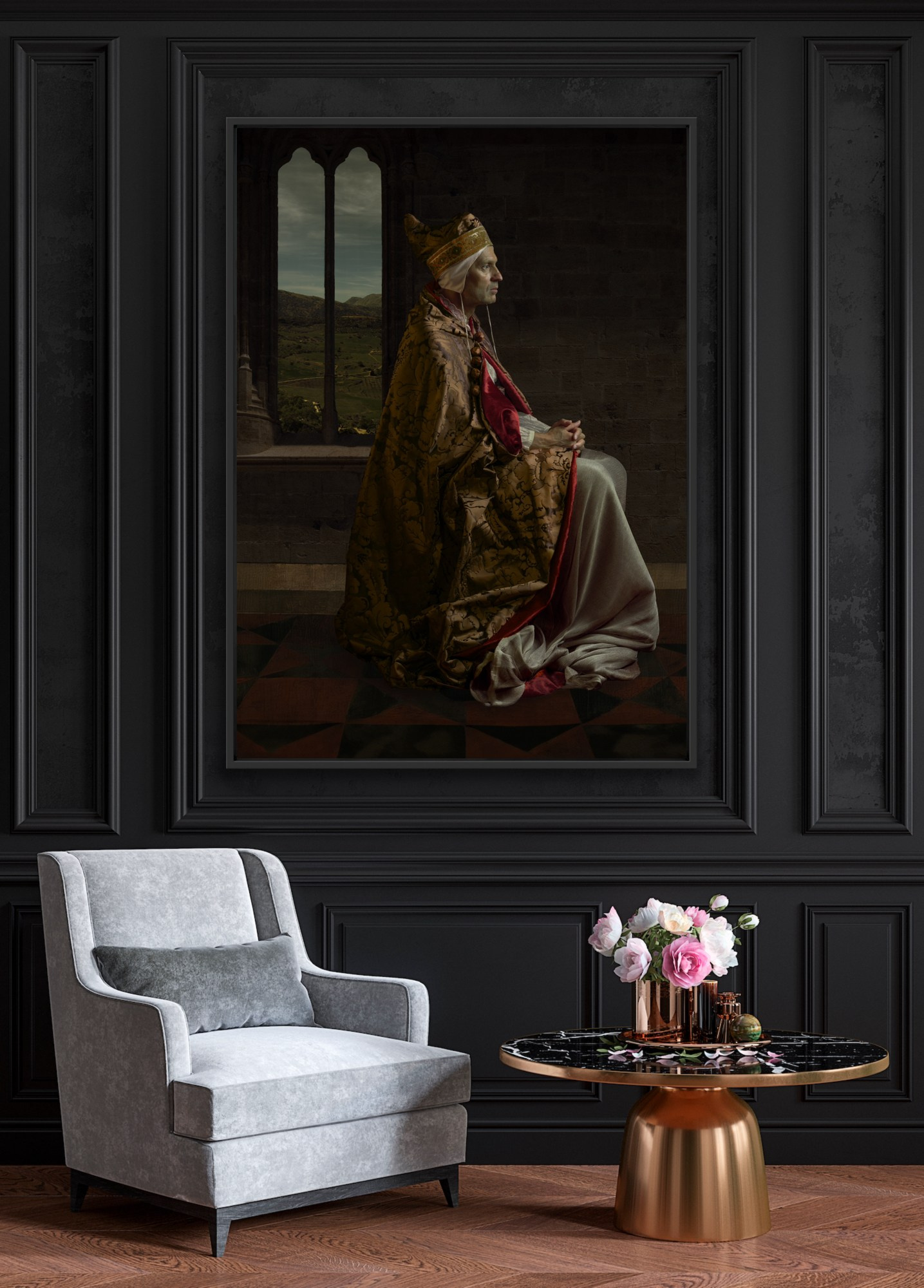 Photo homage “Portrait of Doge Leonardo Loredan”. Director, Photographer and Artist in Valencia Natasha Bogomolova