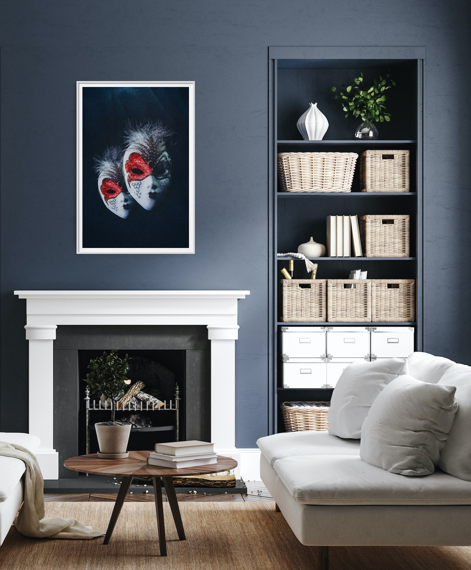 Masks. Lolly Shine. Contemporary digital artist