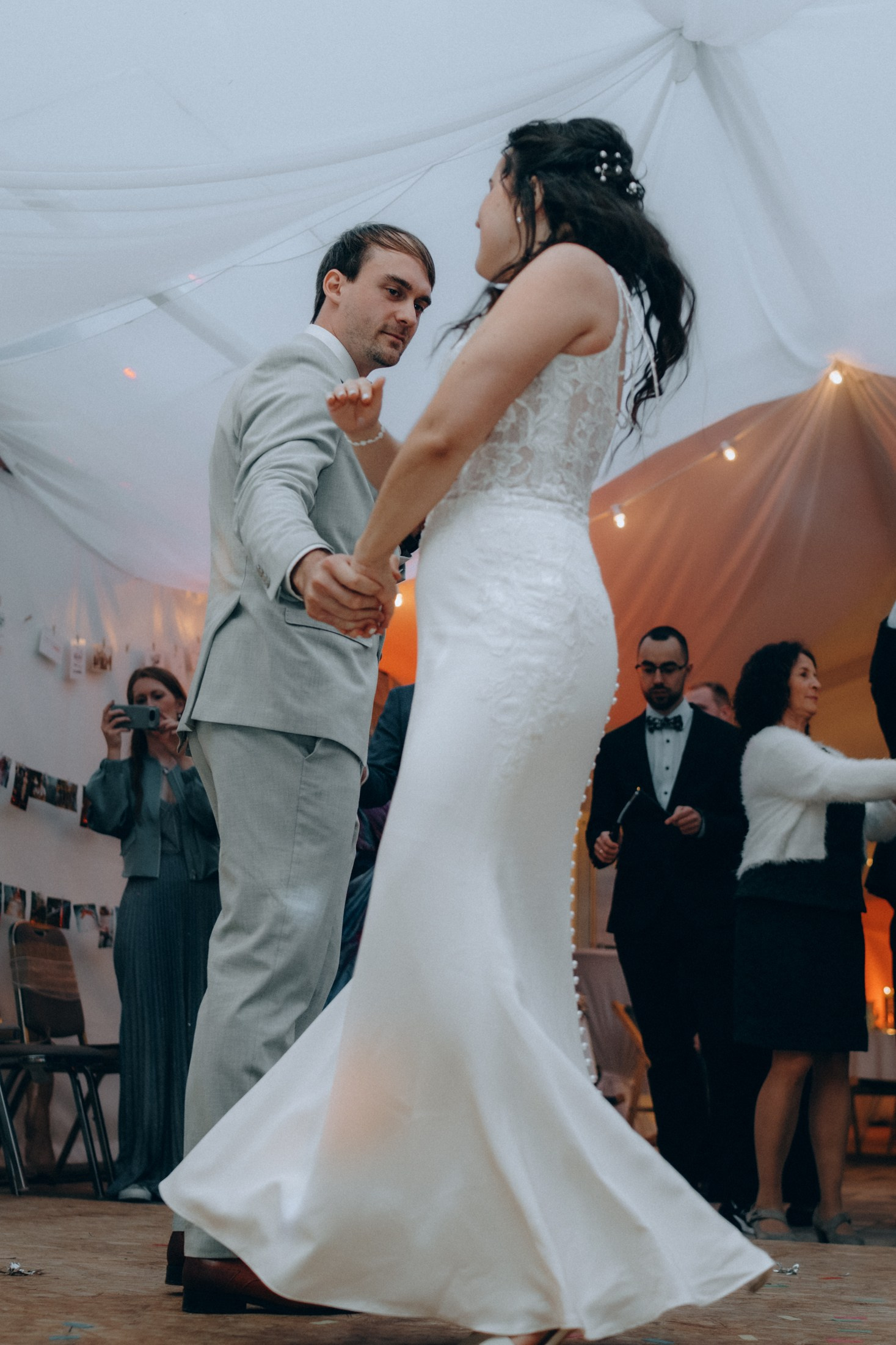 Танец молодожёнов — свадебная фотосессия Дрезден