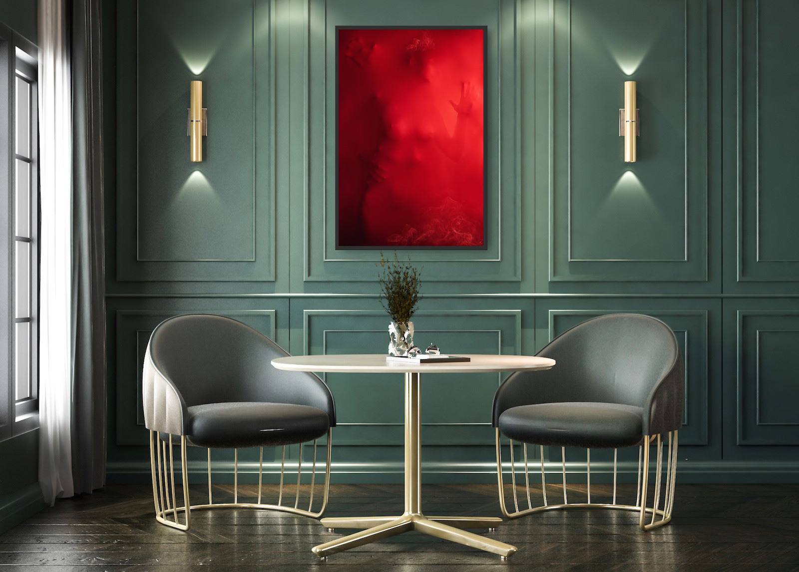 “Passion”. Fire. Lolly Shine. Contemporary digital artist