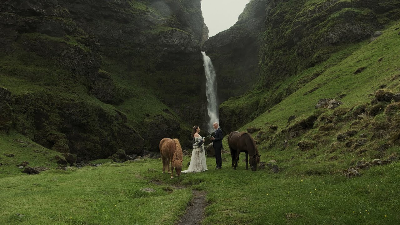 Wedding videographer in Iceland. Iceland elopement photographer & videographer
